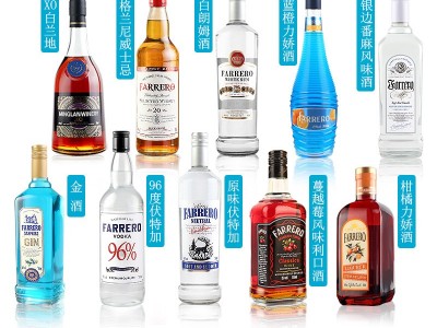 调酒套装组合威士忌酒吧洋酒鸡尾酒伏特加白兰地金酒酒厂正品批发图4