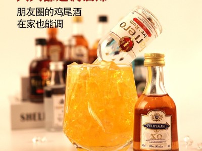 小洋酒摆摊便利店调酒套装酒组合威士忌伏特加咖啡酒xo白兰地批发图1