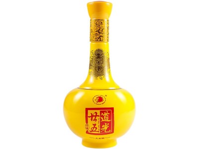 道光廿五大龙袍52度白酒礼盒475ML单瓶整箱道光二十五粮食酒送礼图1