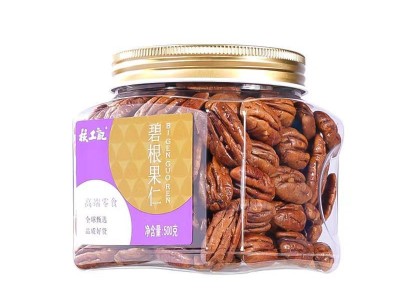 碧根果仁奶香坚果500g罐装散装零食干果批发一件代发开口碧根果图5