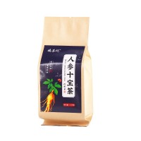 人参十宝茶黄精茶叶桑葚男人肾五宝茶袋泡茶批发花草茶源头厂家