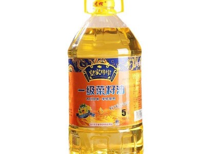 厂家直供四川小榨菜籽油皇家川榨5L一级菜油家用装植物食用油批图5