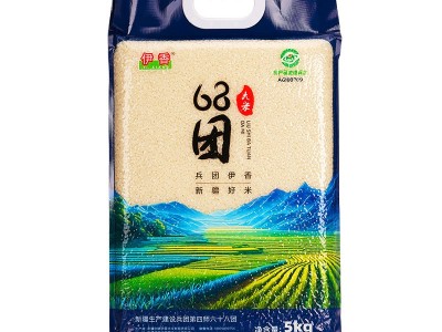 伊香新疆68团大米5kg水稻一级粳米香米地理标志特产25年新米图5
