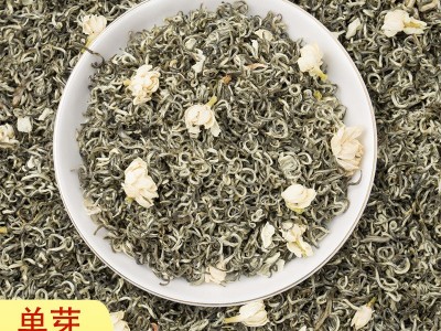 横县厂家直销 茉莉花茶 单芽飘雪 浓香型卷飘 原产地散茶批发代发图4