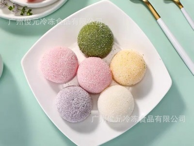 洋风椰蓉大福雪媚娘糯米团日式草莓大福抹茶榴莲糯米糍甜品商用图3