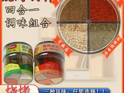 烧烤调料四合一组合调味粉商用烧烤调料撒料空气炸锅调味料组合装图5