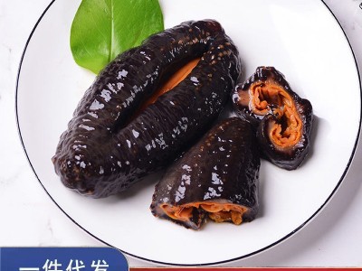 【一件代发】不挂冰北极红参冰岛俄罗斯海参加拿大红极参即食500g图4