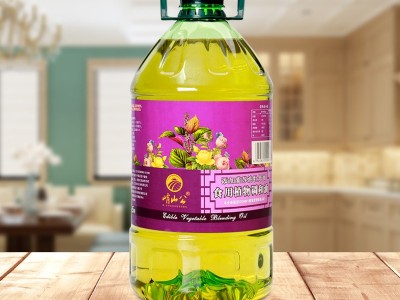 宝火5L家用炒菜食用油 调和油 10斤桶装油整箱图4