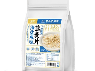 海盐咸味燕麦片速溶燕麦粉海盐风味代餐早餐袋装现货批发代发图3