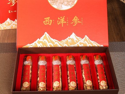 年货滋补礼品西洋参滋补双拼高档礼盒送父母长辈领导轻奢批发代发图3