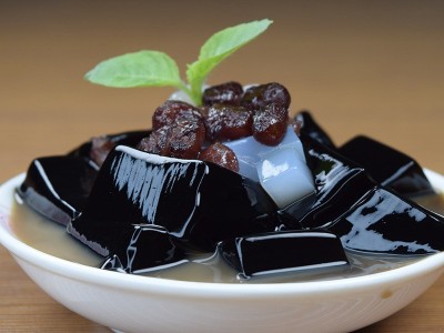 仙草胶粉120倍黑凉粉原粉烧仙草甜品布丁果冻原料胶粉龟苓膏粉图3