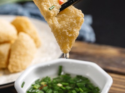 普宁手工脆皮豆干豆制品批发 制作饭店茶楼小吃摊适夜市摆 摊零食图2