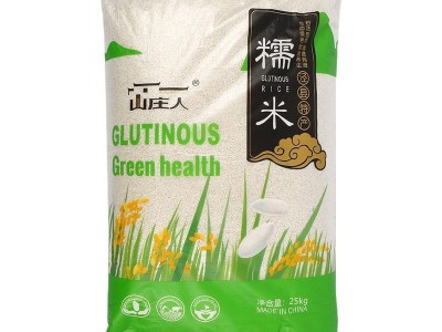 山庄人长粒糯米50斤一袋包粽子米酒米食品专用工厂批发工厂直供图5