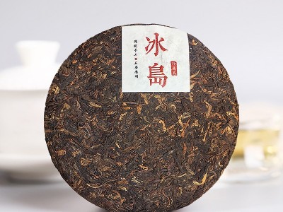 京韵冰岛普洱茶熟茶饼头春古树茶叶云南七子饼茶陈年熟普批发图3