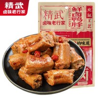 精武鲜卤麻辣鸭脖鸭翅鸭锁骨鸭板肠袋装鸭肉卤味零食小吃即食