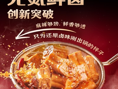 精武鲜卤麻辣鸭脖鸭翅鸭锁骨鸭板肠袋装鸭肉卤味零食小吃即食图4