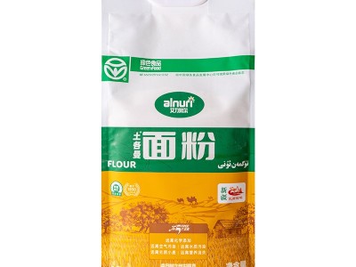 新疆艾力努尔土各曼面粉5斤冬小麦面粉包子饺子面条通用面粉包邮图5