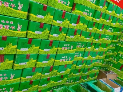新疆特产吐鲁番葡萄干 绿黄葡萄干 免洗无核葡萄干 整箱散装批发图3