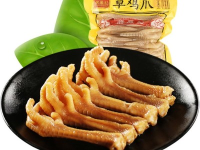 蒋凤记香卤草鸡爪熟食卤味凤爪真空即食网红休闲零食鸡爪小吃120g图2