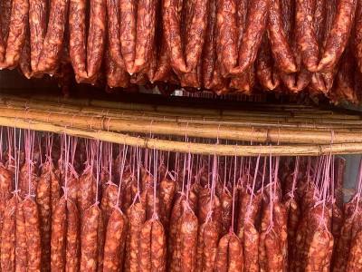 广西麻辣肠批发麻辣香肠厂家整箱批发 农家自制腊味图3