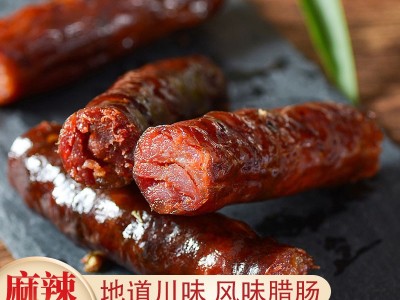 广西麻辣肠批发麻辣香肠厂家整箱批发 农家自制腊味图5