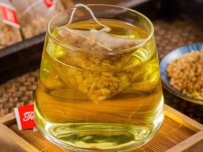 黄苦荞茶醇香特浓正品茶包饭店泡水袋装三角包厂家批发图2