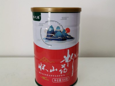 铁棍山药粉罐装500g怀山药粉早餐代餐粉熟山药粉即食冲饮罐装散粉图2