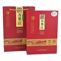 青岛特产崂山绿茶万里江江茗三星2025年新茶250克礼盒装绿茶