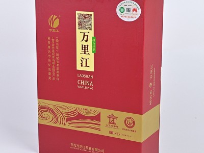 青岛特产崂山绿茶万里江江茗三星2025年新茶250克礼盒装绿茶图5
