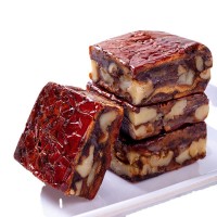 枣仁派网红零食灰枣核桃仁糕批发250g 抱抱果独立真空枣夹核桃派 3袋