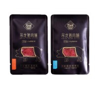万市香吊龙猪肉脯原味黑胡椒味里脊肉厚切肉片开袋即食零食小吃