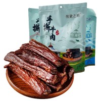 内蒙古草原牧蒙之原手撕牛肉干开袋即食牛肉